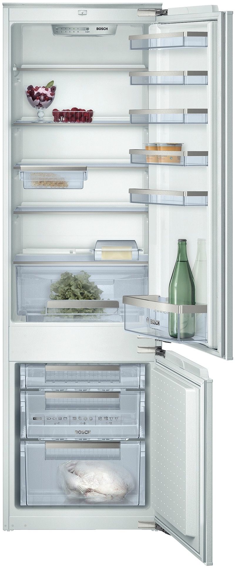 Встраиваемый двухкамерный холодильник Bosch KIV 38A51 RU