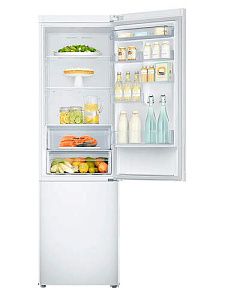 Холодильник с морозильником Samsung RB37A5200WW/WT белый