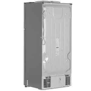 Холодильник с морозильником LG GN-H702HMHZ серебристый