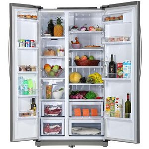 Холодильник Side by Side Samsung RS54N3003SA/WT серебристый