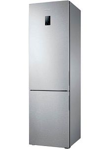 Холодильник с морозильником Samsung RB37A5200SA/WT серебристый