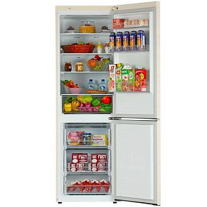 Холодильник с морозильником LG GA-B459MESL бежевый