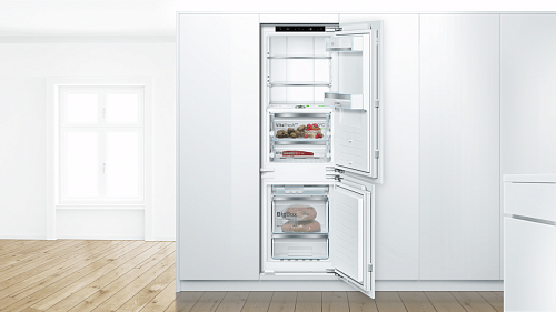 Встраиваемый холодильник с нижней морозильной камерой BOSCH KIF86HD20R