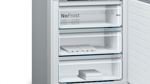 Холодильник с нижней морозильной камерой BOSCH KGN49SB3AR