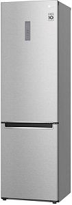 Холодильник с морозильником LG GA-B509MAWL серебристый