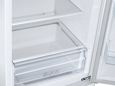 Холодильник с морозильником Samsung RB37A50N0WW белый