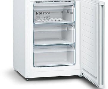 Холодильник с морозильником Bosch KGN39XW326 белый
