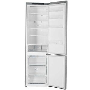 Холодильник с морозильником LG GA-B509MCZL серый