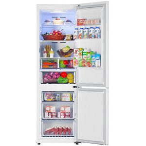Холодильник с морозильником Samsung RB36T604FWW/WT белый