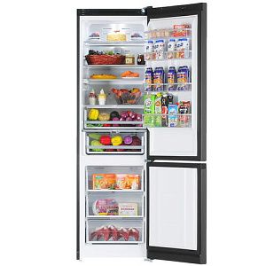 Холодильник с морозильником Hotpoint-Ariston HTR 9202I BX O3 черный