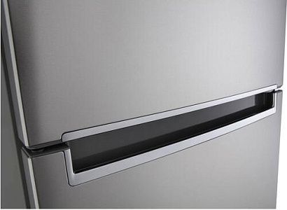 Холодильник с морозильником LG GA-B509MAWL серебристый