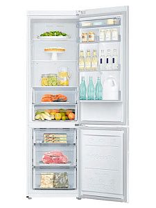 Холодильник с морозильником Samsung RB37A5200WW/WT белый