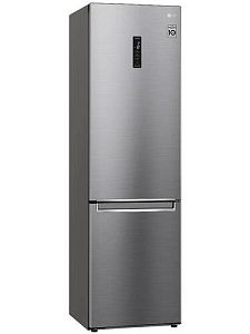 Холодильник с морозильником LG GC-B509SMSM серебристый