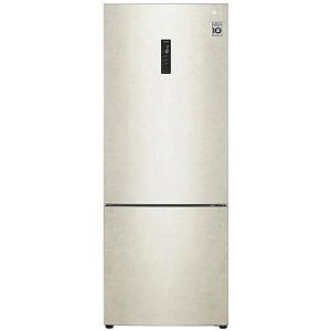 Холодильник с морозильником LG GC-B569PECM бежевый
