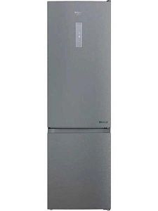 Холодильник с морозильником Hotpoint-Ariston HTW 8202I MX серебристый