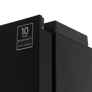 Холодильник с морозильником Samsung RB34T670FBN/WT черный