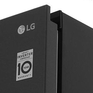 Холодильник с морозильником LG GA-B509MBUM черный