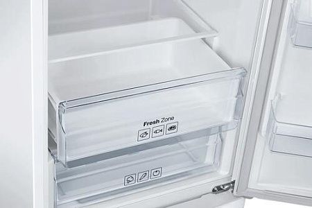 Холодильник с морозильником Samsung RB37A5200WW/WT белый