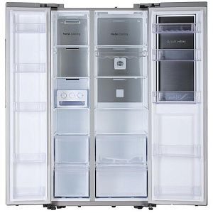 Холодильник многодверный Samsung RH62A50F1SL/WT серебристый