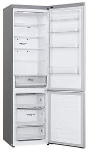 Холодильник с морозильником LG GA-B509MAWL серебристый