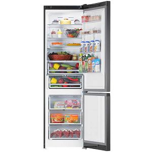Холодильник с морозильником Hotpoint-Ariston HTR 8202I BX O3 черный