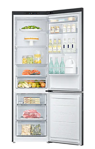 Холодильник с морозильником Samsung RB37A5070B1 черный