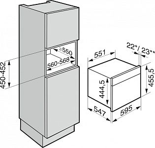 Пароварка с СВЧ Miele DGM7440 OBSW