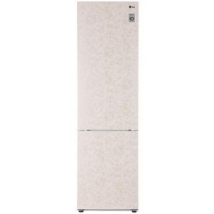 Холодильник с морозильником LG GA-B509CECL бежевый