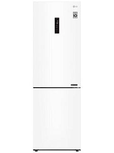 Холодильник с морозильником LG GA-B459CQSL белый