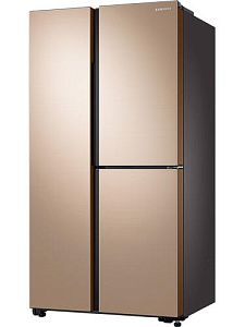 Холодильник многодверный Samsung RS63R5571F8/WT бежевый
