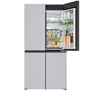 Холодильник многодверный LG GR-A24FQAKM серый