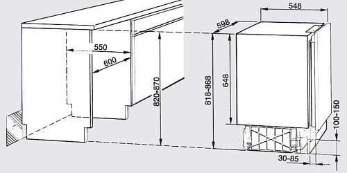Встраиваемый холодильник Miele K 5122 Ui