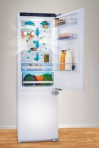 Встраиваемый двухкамерный холодильник Gorenje NRKI4181A1