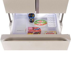 Холодильник многодверный Samsung RF50N5861FG/WT бежевый