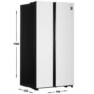 Холодильник Side by Side Samsung RS62R50311L/WT белый
