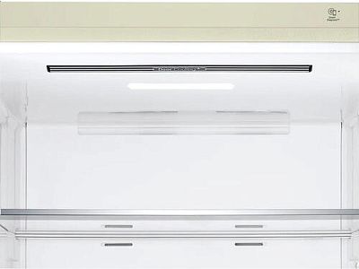 Холодильник с морозильником LG GC-B569PECM бежевый