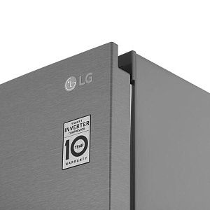 Холодильник с морозильником LG GA-B509CLCL серебристый