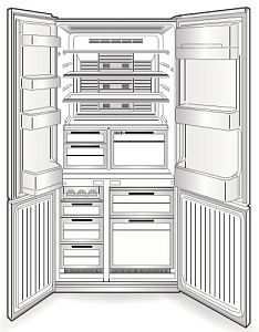 Холодильник Mitsubishi Electric MR-LR78EN-GWH-R