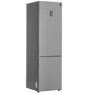 Холодильник с морозильником Samsung RB37A5470SA/WT серебристый