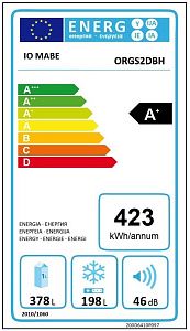 Холодильник IO MABE ORGS2DBHF 60