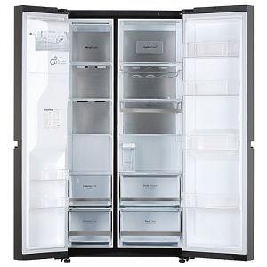 Холодильник Side by Side LG GC-L257CBEC черный