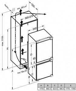 Встраиваемый холодильник Schaub Lorenz SLUE235W4