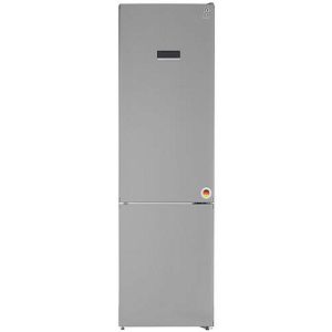 Холодильник с морозильником Bosch KGN39VI25R серебристый