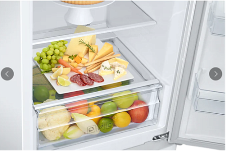 Холодильник с морозильником Samsung RB37A50N0WW белый