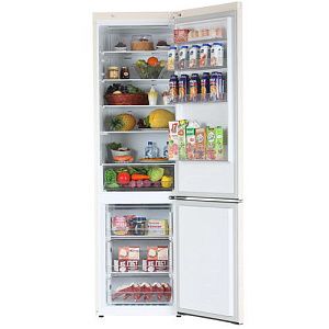 Холодильник с морозильником LG GA-B509MESL бежевый