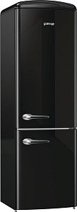 Двухкамерный холодильник Gorenje ORK 192 BK