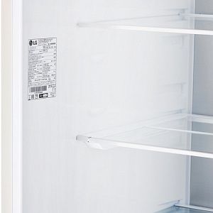 Холодильник с морозильником LG GA-B459SEUM бежевый
