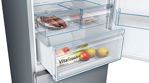 Холодильник с нижней морозильной камерой BOSCH KGN49XI20R