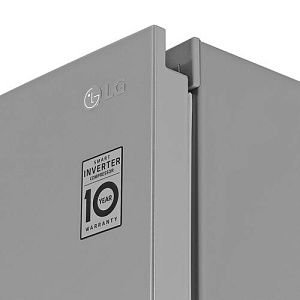 Холодильник с морозильником LG GA-B509PSAM серебристый