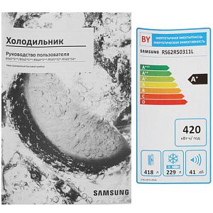 Холодильник Side by Side Samsung RS62R50311L/WT белый